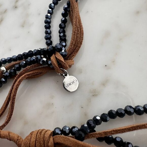 Chico’s Multi-Strand Beaded Lariat Necklace-Boho - Picture 7 of 7